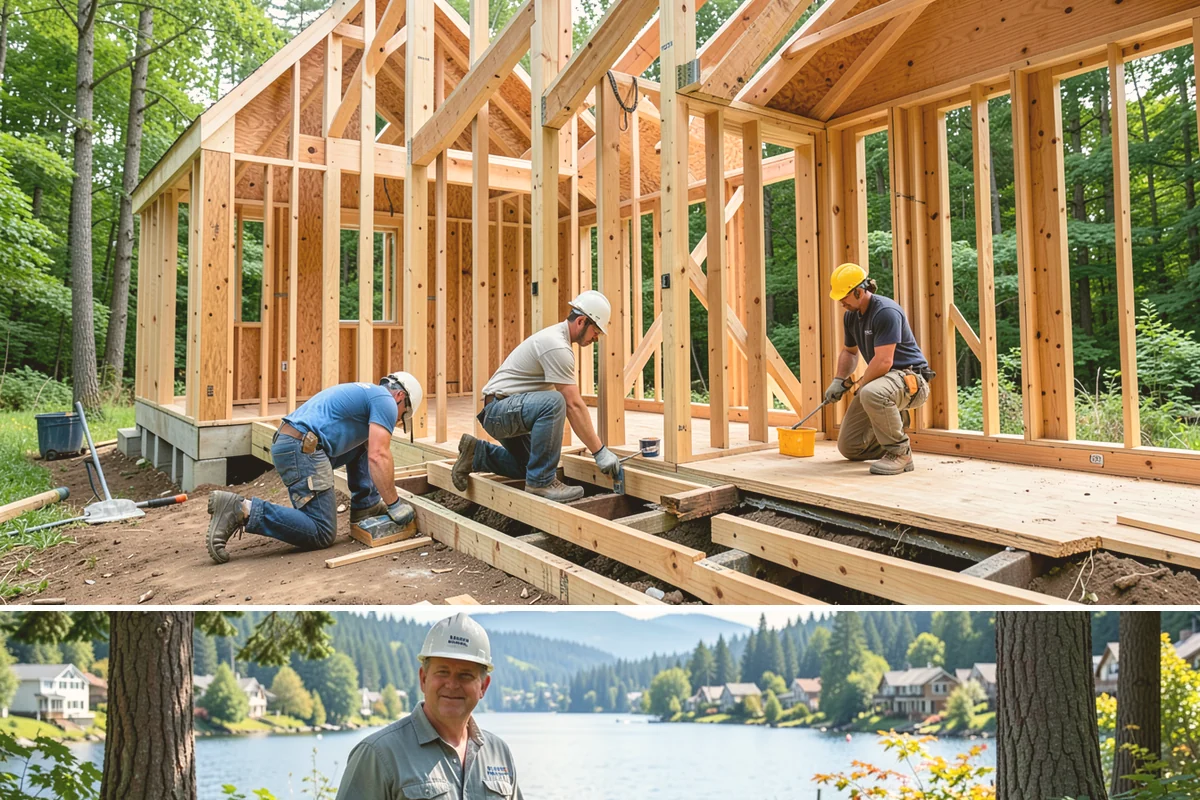 Bump-Out Addition in Milton, King County, WA - Because the wall is briefly open, we schedule bump-outs for dry weather windows to protect your interior.