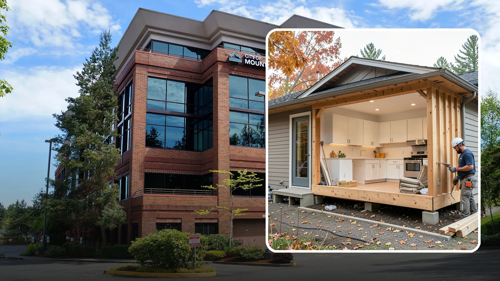 Bump-Out Addition in Mountlake Terrace, Snohomish County, WA - A bump-out addition pushes a wall outward a few feet to enlarge a kitchen, bath, or living area.