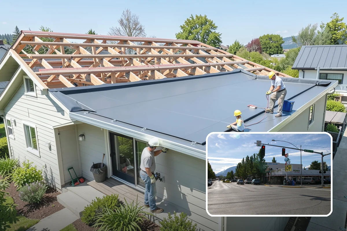 Bump-Out Addition in North Bend, King County, WA - Adds space without a full foundation in many cases
