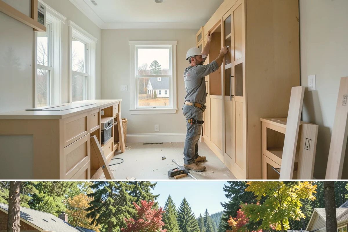 Bump-Out Addition in Orting, Pierce County, WA - Because the wall is briefly open, we schedule bump-outs for dry weather windows to protect your interior.