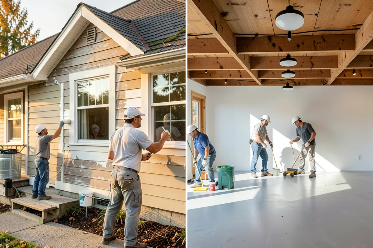 Bump-Out Addition in Puyallup, Pierce County, WA - Assess the wall and framing for cantilever potential