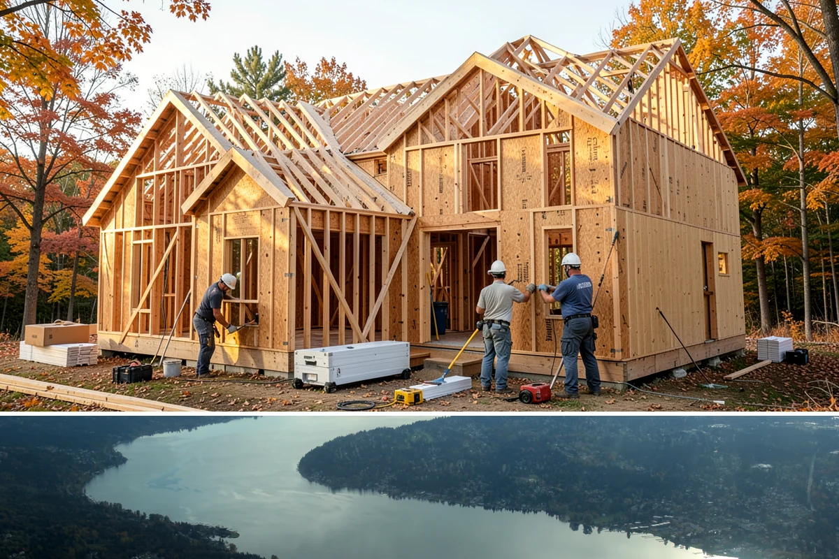 Bump-Out Addition in Sammamish, King County, WA - Because the wall is briefly open, we schedule bump-outs for dry weather windows to protect your interior.