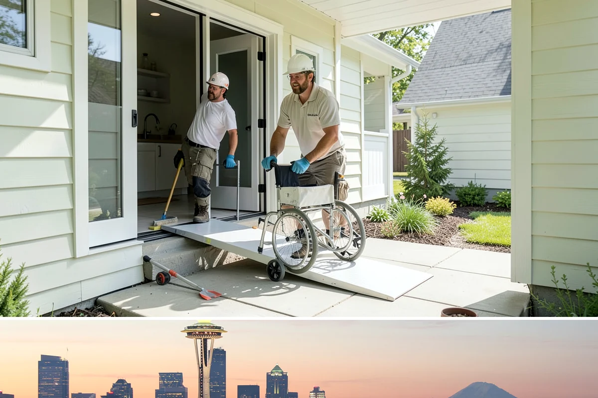 Bump-Out Addition in Seattle, King County, WA - Because the wall is briefly open, we schedule bump-outs for dry weather windows to protect your interior.