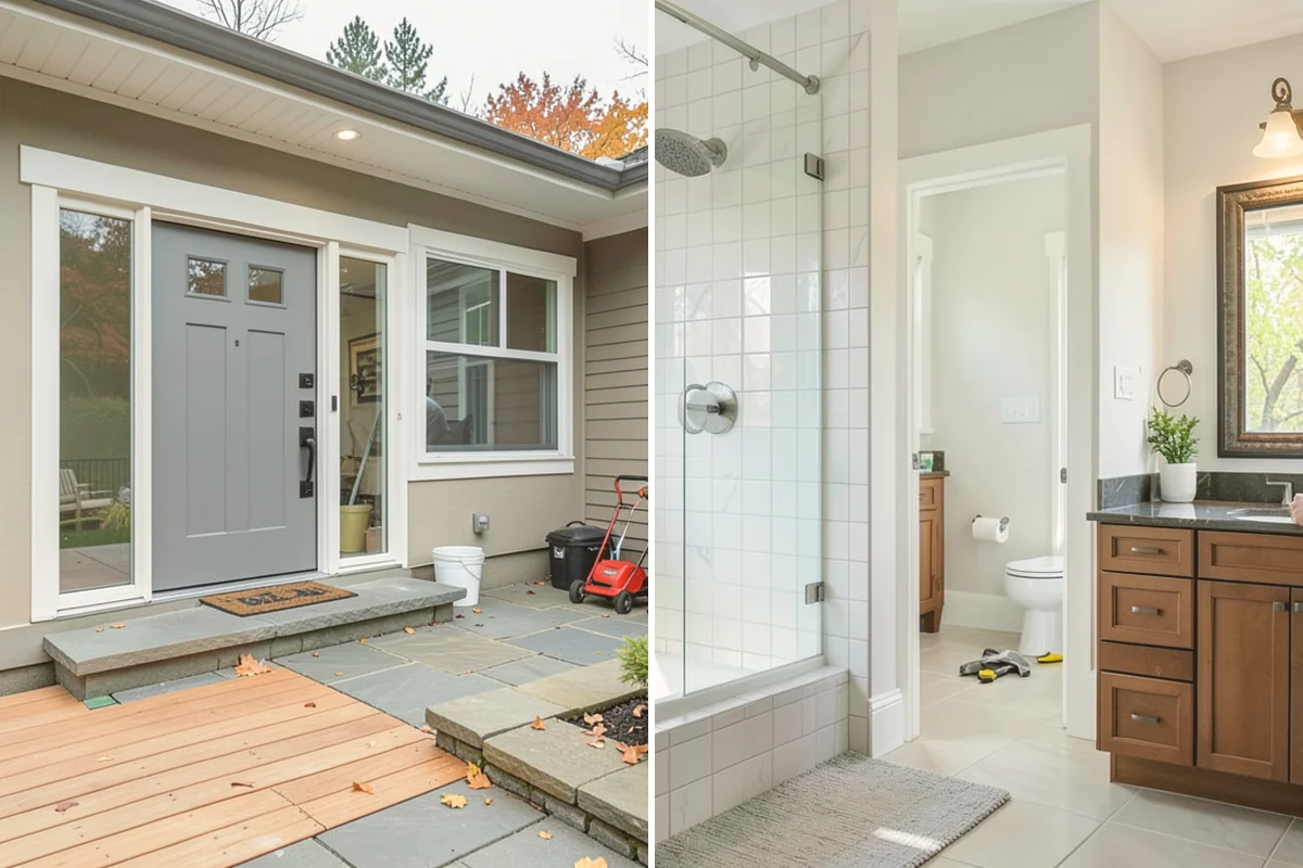 Bump-Out Addition in Stanwood, Snohomish County, WA - Assess the wall and framing for cantilever potential