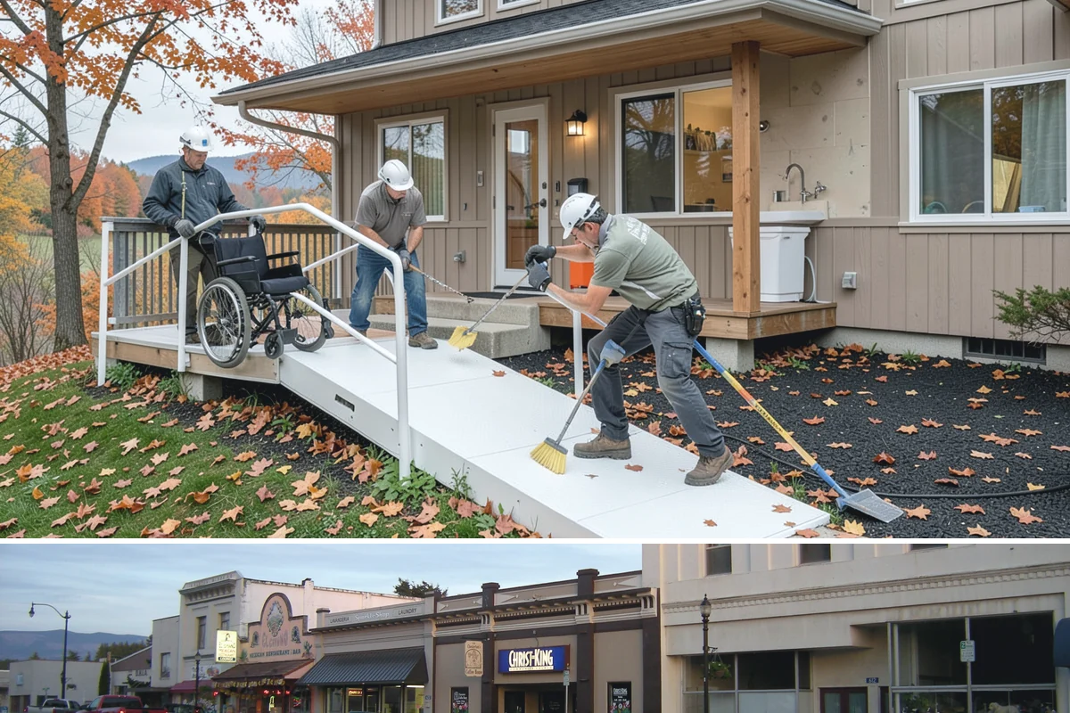 Butcher Block Countertop Installation in Burlington, Skagit County, WA - Butcher block is fabricated and installed indoors year-round, unbothered by the rainy PNW climate.