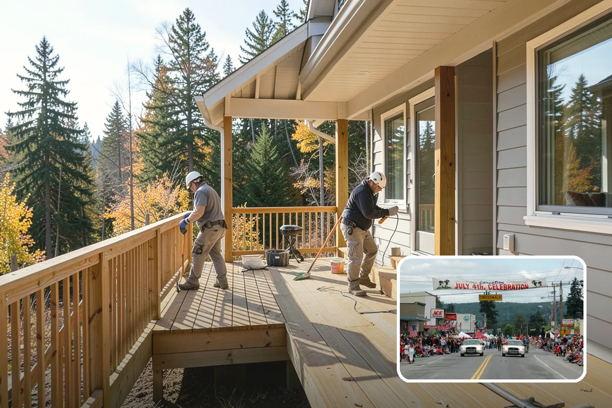 Butcher Block Countertop Installation in Carnation, King County, WA - Warm, natural wood texture
