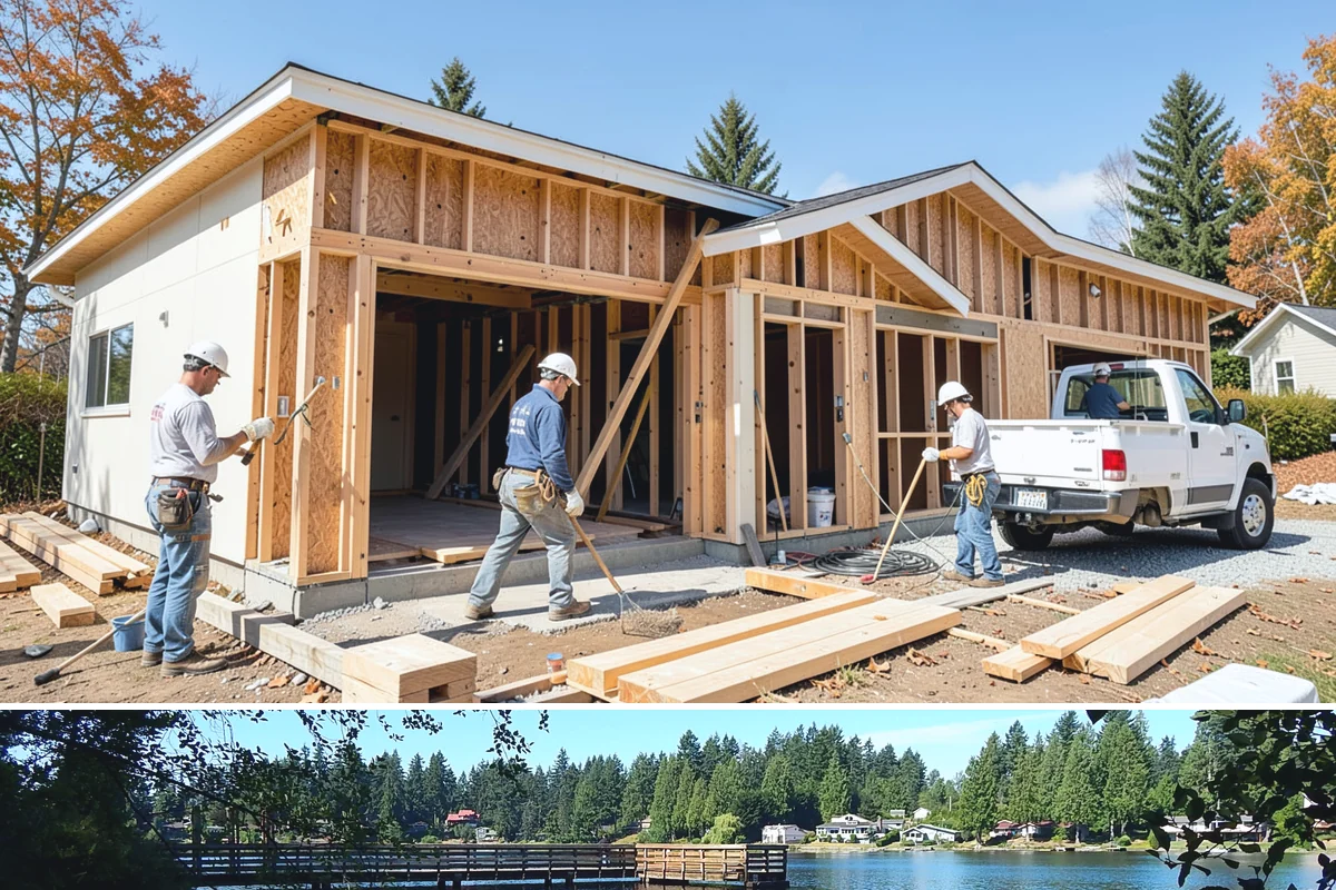 Butcher Block Countertop Installation in Federal Way, King County, WA - Butcher block is fabricated and installed indoors year-round, unbothered by the rainy PNW climate.