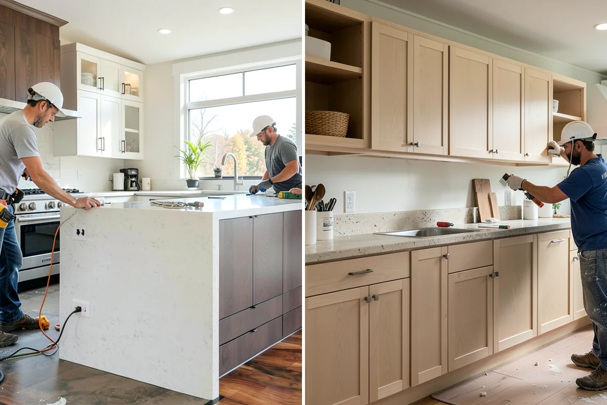 Butcher Block Countertop Installation in Lyman, Skagit County, WA - Select wood species and finish