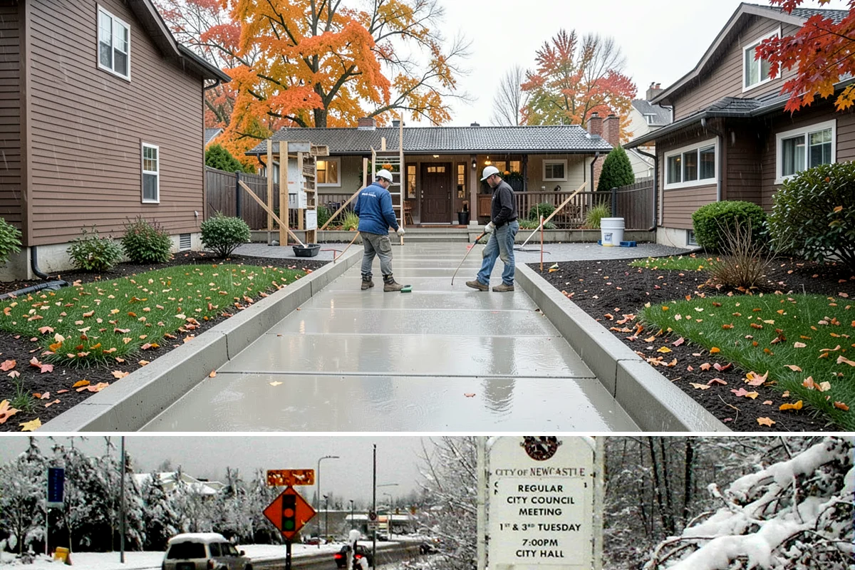 Butcher Block Countertop Installation in Newcastle, King County, WA - Butcher block is fabricated and installed indoors year-round, unbothered by the rainy PNW climate.