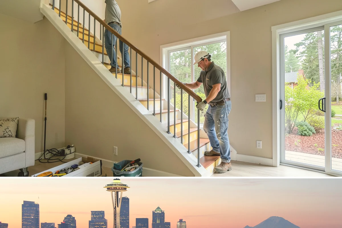 Butcher Block Countertop Installation in Seattle, King County, WA - Butcher block is fabricated and installed indoors year-round, unbothered by the rainy PNW climate.