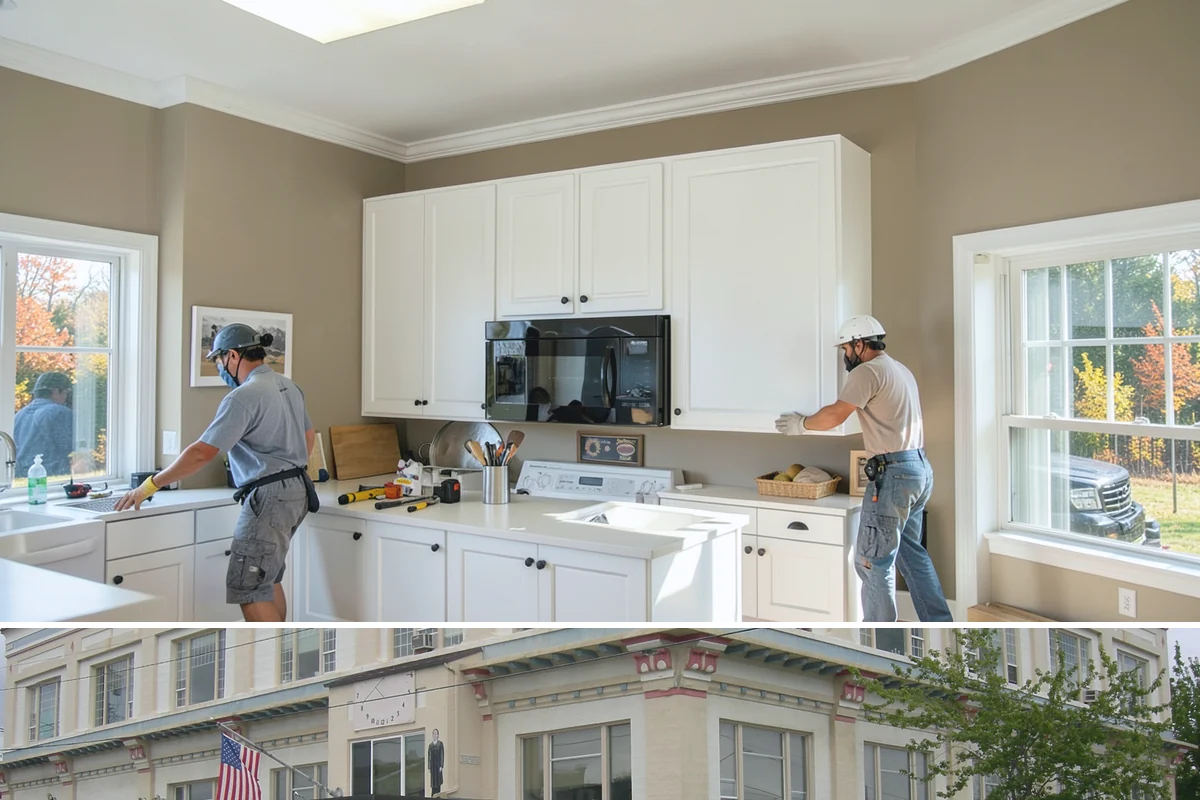Butler Pantry Construction in Anacortes, Skagit County, WA - Construction involving utilities suits the drier months and pairs well with a larger remodel.