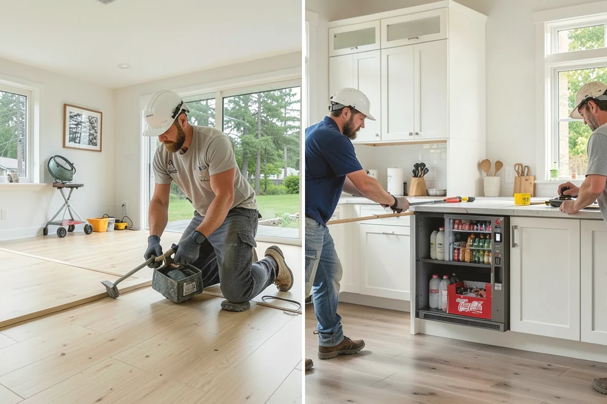 Butler Pantry Construction in Burlington, Skagit County, WA - Plan the space between kitchen and dining