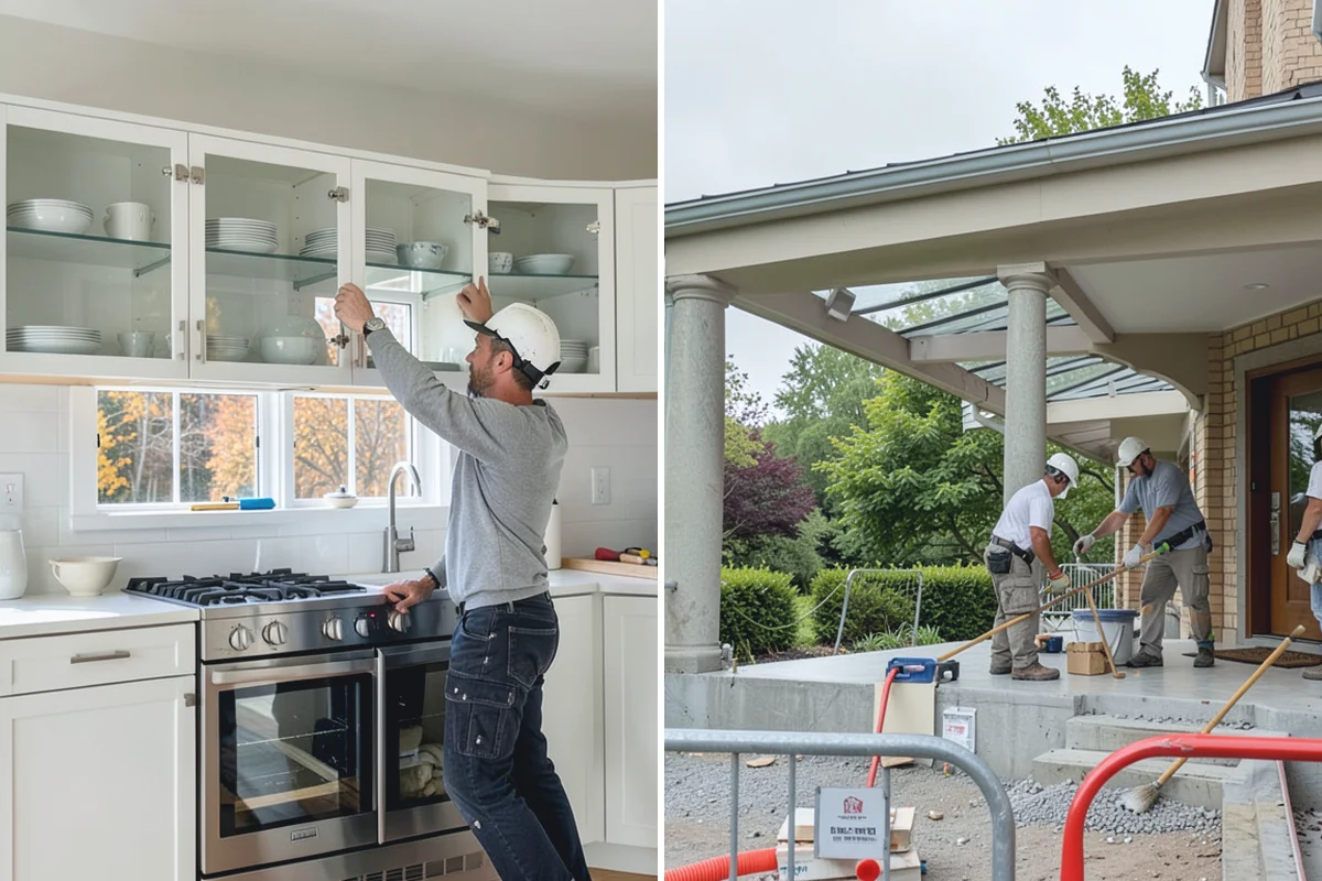 Butler Pantry Construction in Darrington, Snohomish County, WA - Plan the space between kitchen and dining