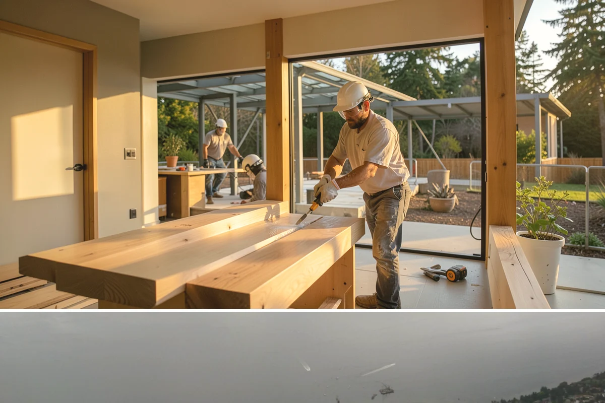 Butler Pantry Construction in Des Moines, King County, WA - Construction involving utilities suits the drier months and pairs well with a larger remodel.