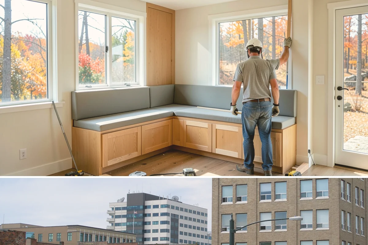 Butler Pantry Construction in Everett, Snohomish County, WA - Construction involving utilities suits the drier months and pairs well with a larger remodel.
