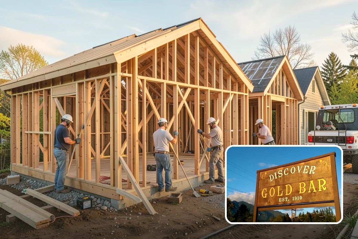 Butler Pantry Construction in Gold Bar, Snohomish County, WA - A dedicated staging and serving zone
