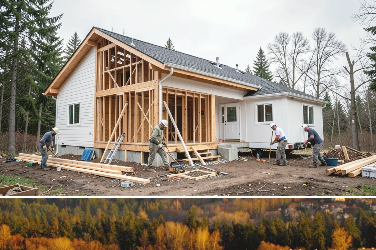 Butler Pantry Construction in Kenmore, King County, WA - Construction involving utilities suits the drier months and pairs well with a larger remodel.