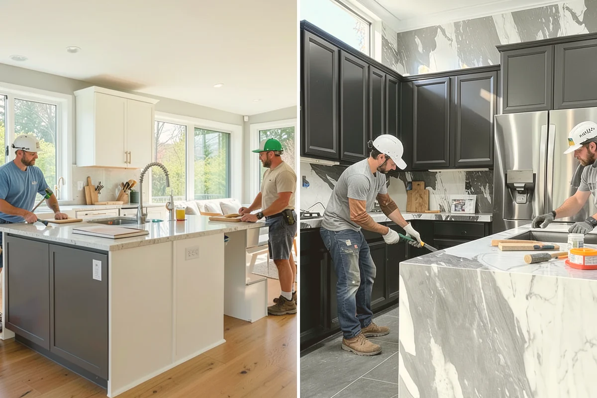 Butler Pantry Construction in Kent, King County, WA - Plan the space between kitchen and dining
