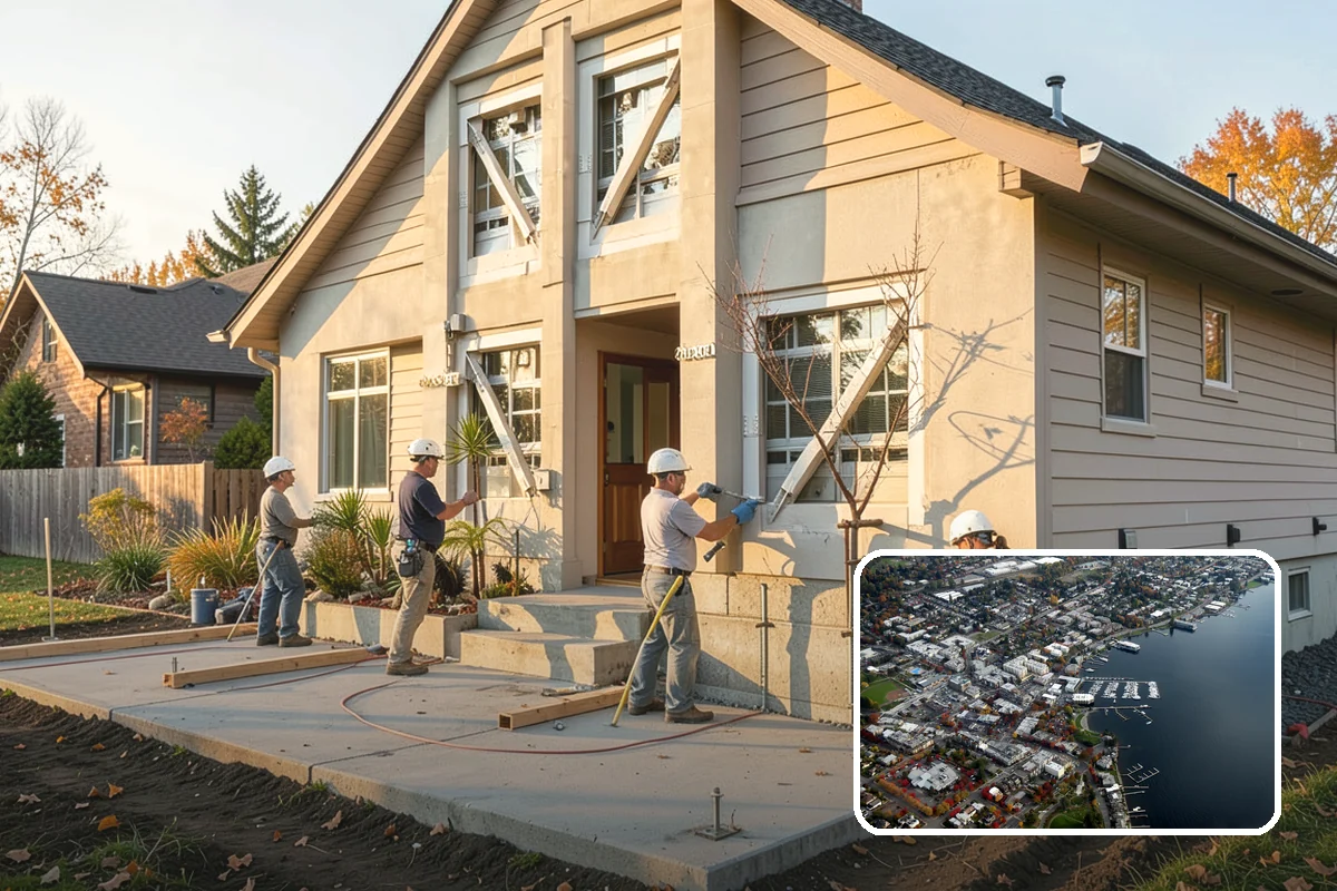 Butler Pantry Construction in Kirkland, King County, WA - A dedicated staging and serving zone