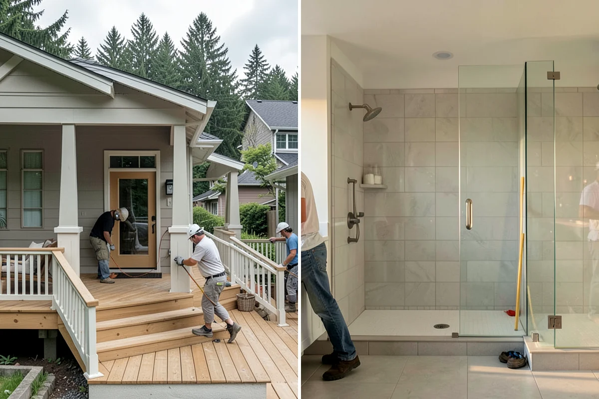 Butler Pantry Construction in Lyman, Skagit County, WA - Plan the space between kitchen and dining