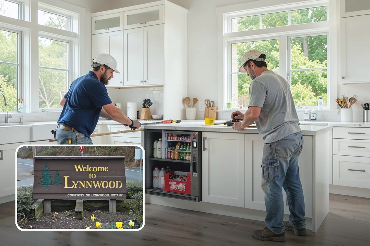 Butler Pantry Construction in Lynnwood, Snohomish County, WA - A dedicated staging and serving zone