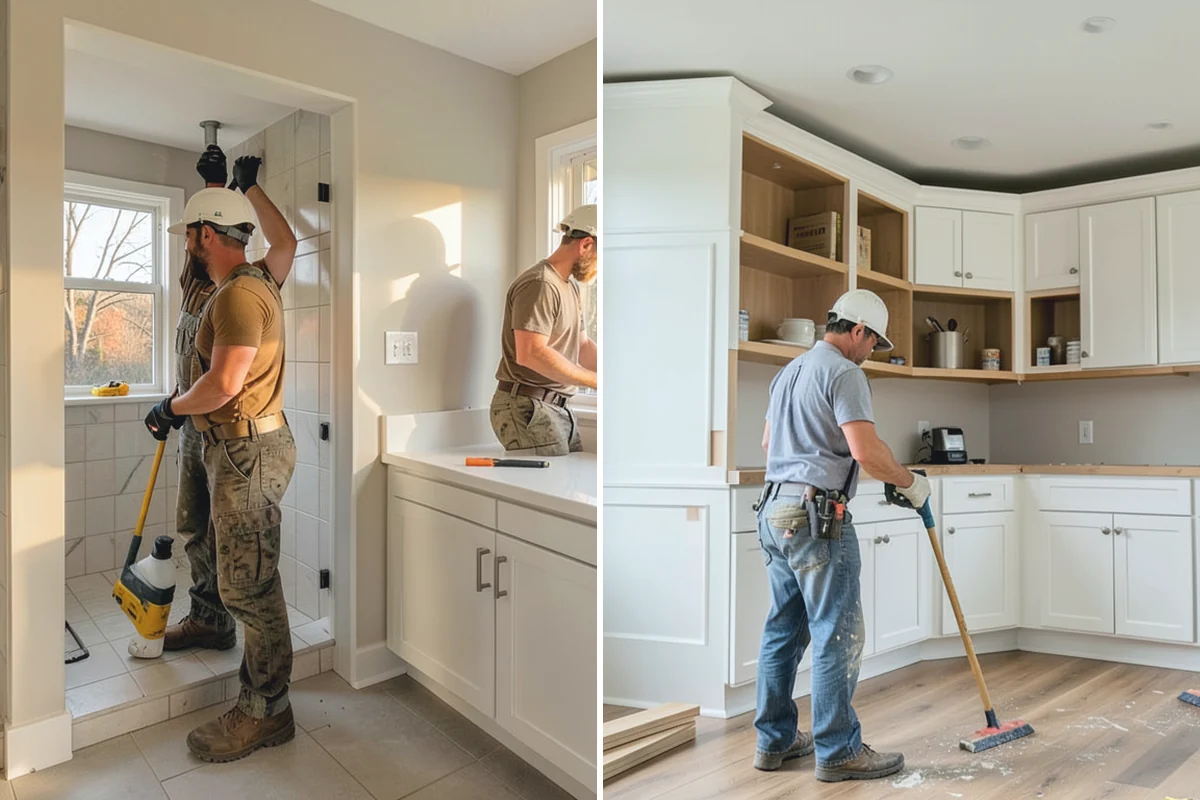 Butler Pantry Construction in Medina, King County, WA - Plan the space between kitchen and dining