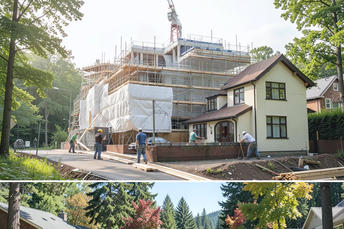 Butler Pantry Construction in Orting, Pierce County, WA - Construction involving utilities suits the drier months and pairs well with a larger remodel.