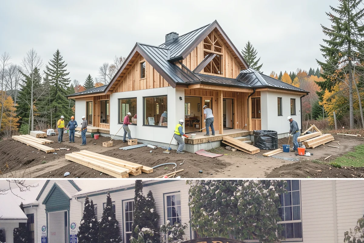 Butler Pantry Construction in Pacific, King County, WA - Construction involving utilities suits the drier months and pairs well with a larger remodel.