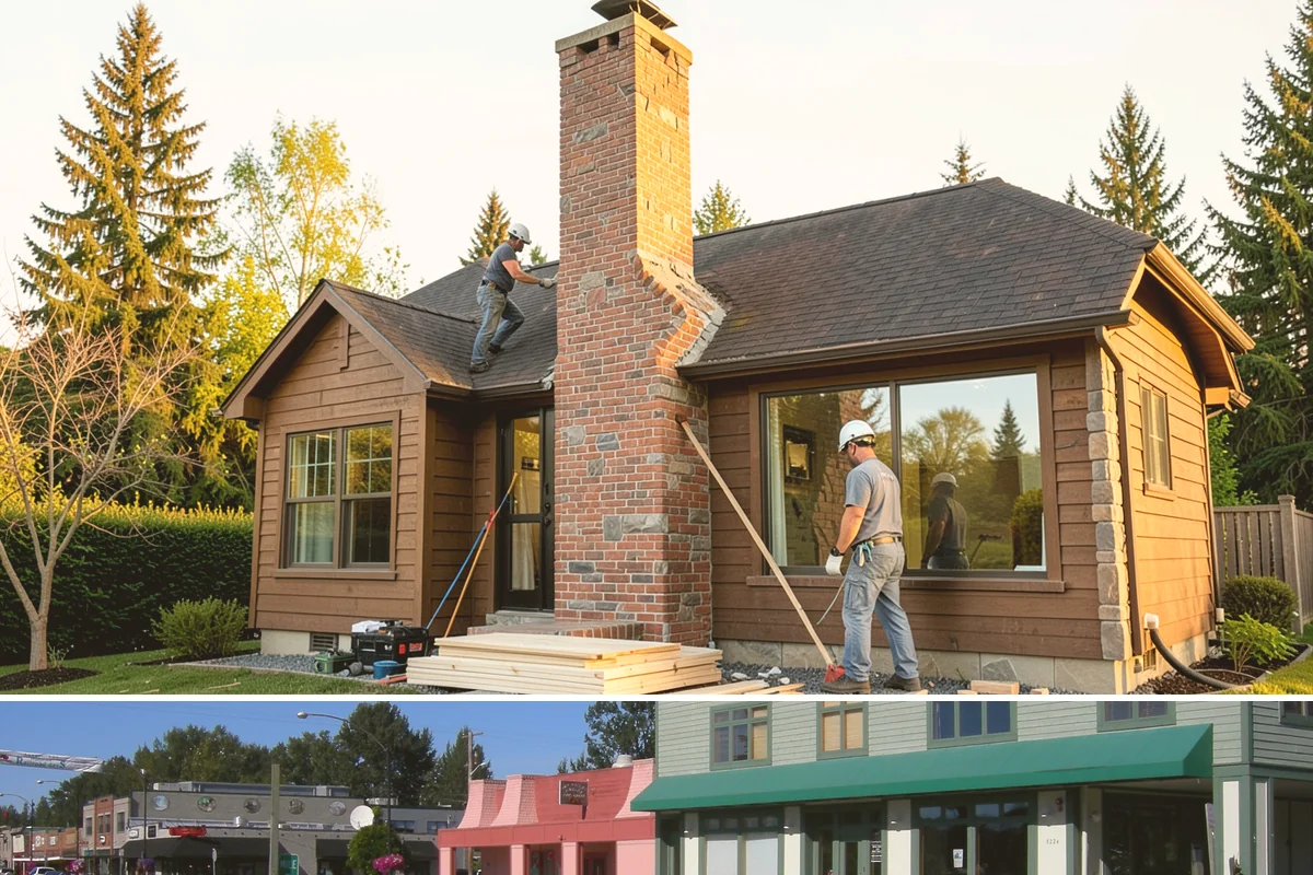 Butler Pantry Construction in Snoqualmie, King County, WA - Construction involving utilities suits the drier months and pairs well with a larger remodel.