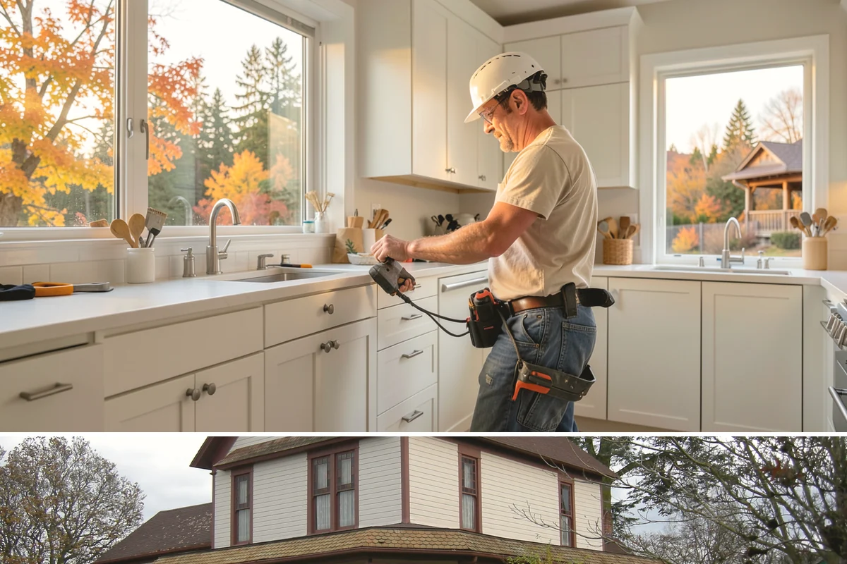 Butler Pantry Construction in Sumner, Pierce County, WA - Construction involving utilities suits the drier months and pairs well with a larger remodel.