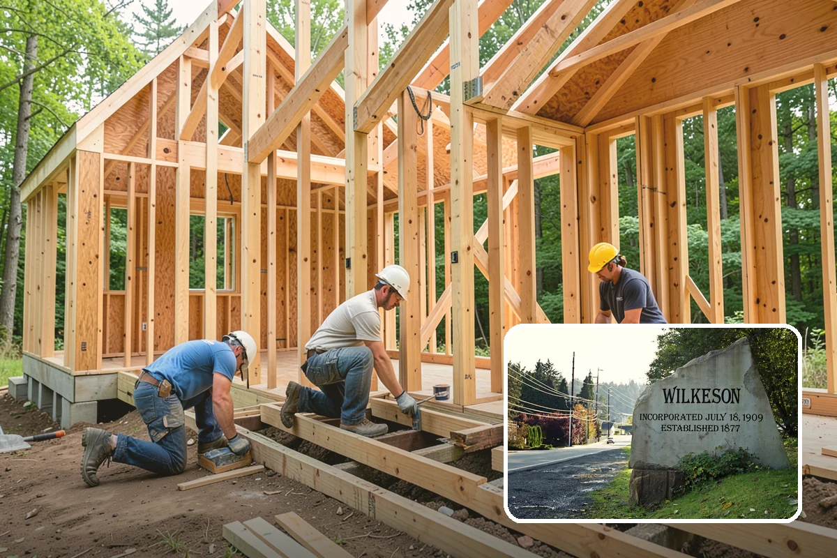 Butler Pantry Construction in Wilkeson, Pierce County, WA - A dedicated staging and serving zone