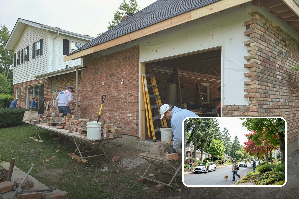 Cabana Construction in Beaux Arts Village, King County, WA - Creates a shaded poolside retreat