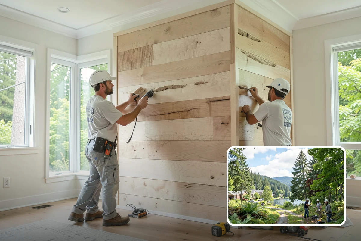 Cabana Construction in Lake Forest Park, King County, WA - Creates a shaded poolside retreat