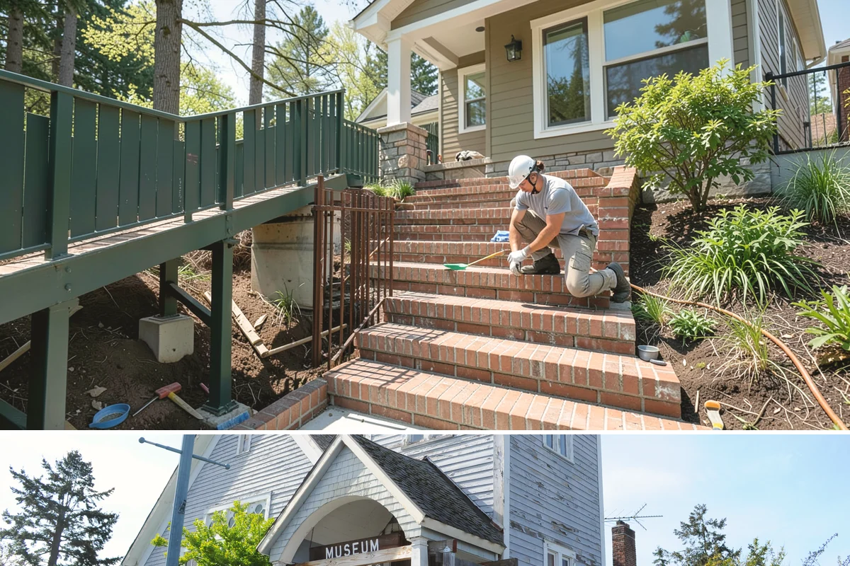 Cabana Construction in Steilacoom, Pierce County, WA - Summer construction allows footings and finishes to set before the wet season.