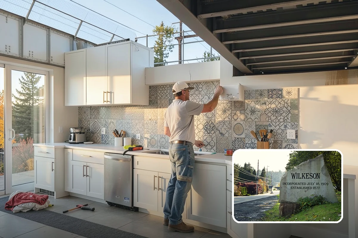 Cabana Construction in Wilkeson, Pierce County, WA - Creates a shaded poolside retreat