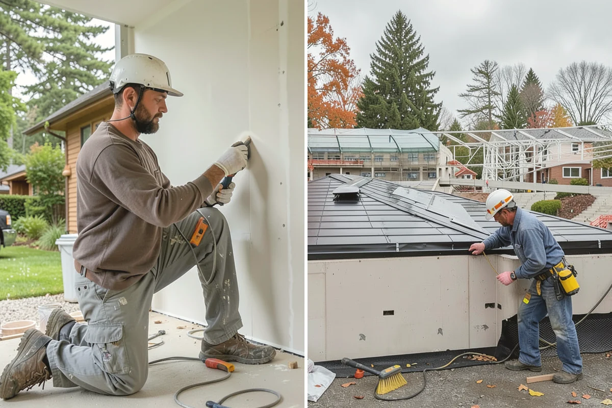 Cabana Construction in Yarrow Point, King County, WA - Choose the location, style, and level of enclosure