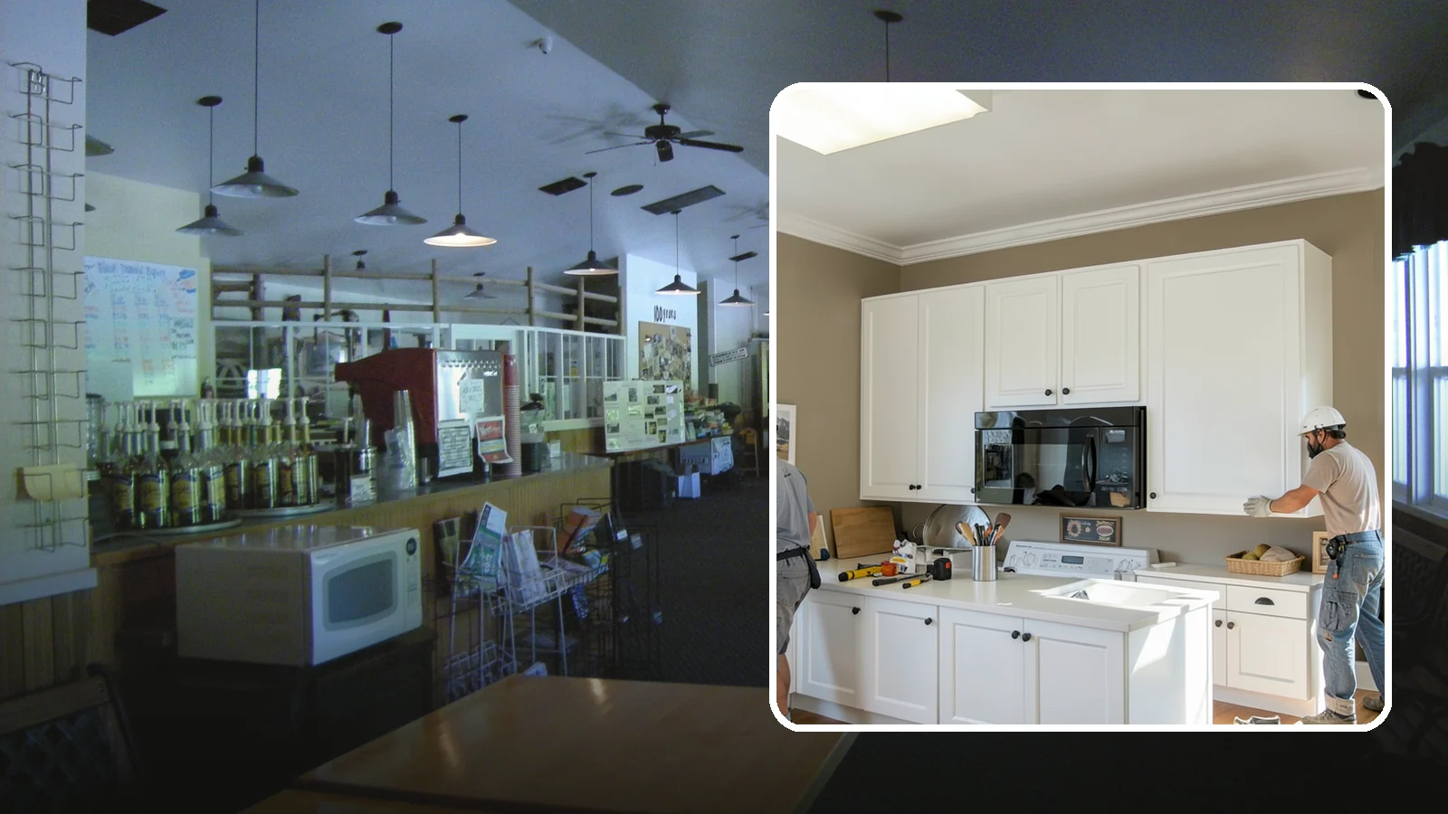 Cabinet Crown Molding in Black Diamond, King County, WA - Adding crown molding to the tops of your cabinets to bridge the gap to the ceiling with a custom, finished look.