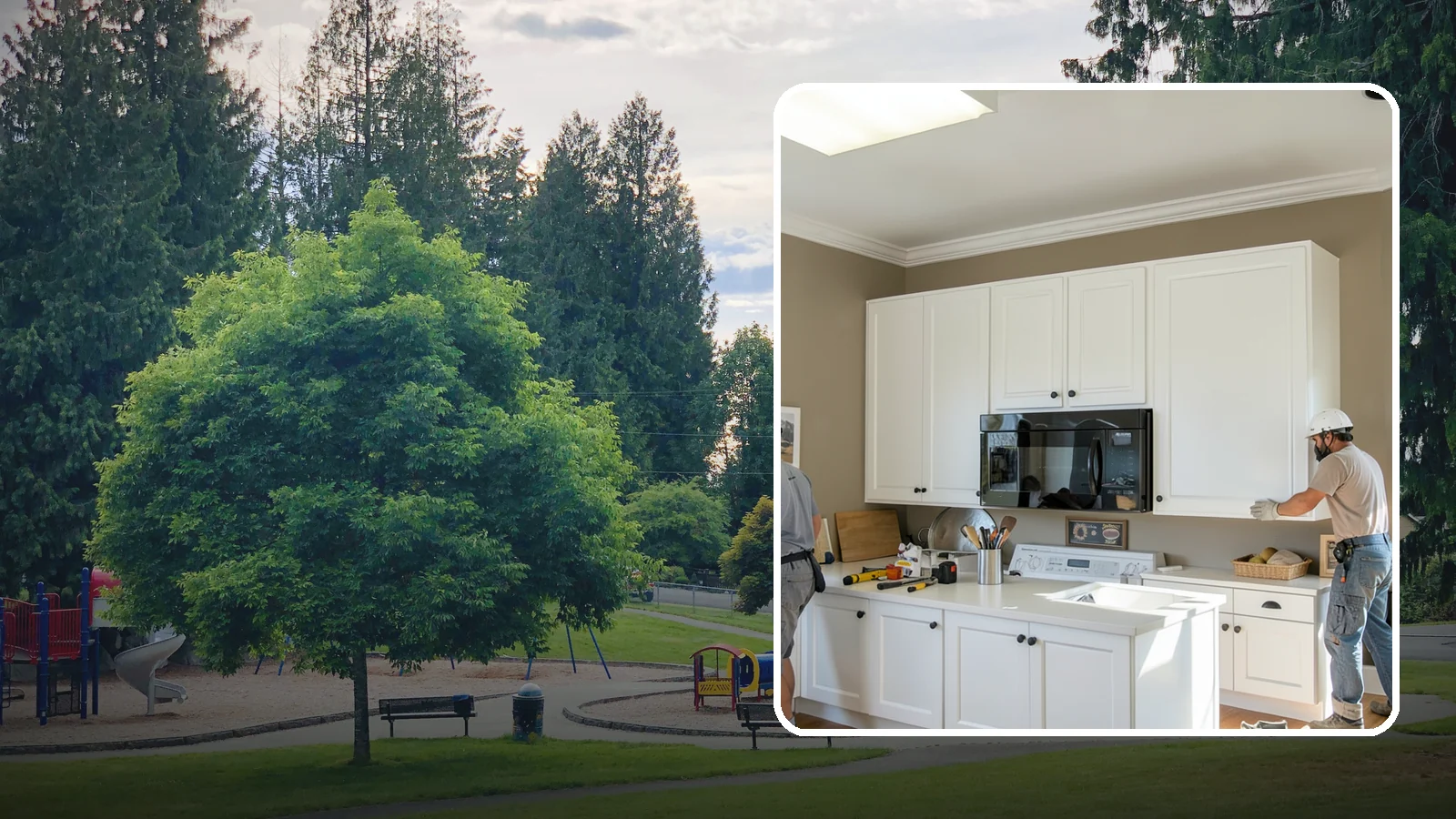 Cabinet Crown Molding in Bonney Lake, Pierce County, WA - Adding crown molding to the tops of your cabinets to bridge the gap to the ceiling with a custom, finished look.