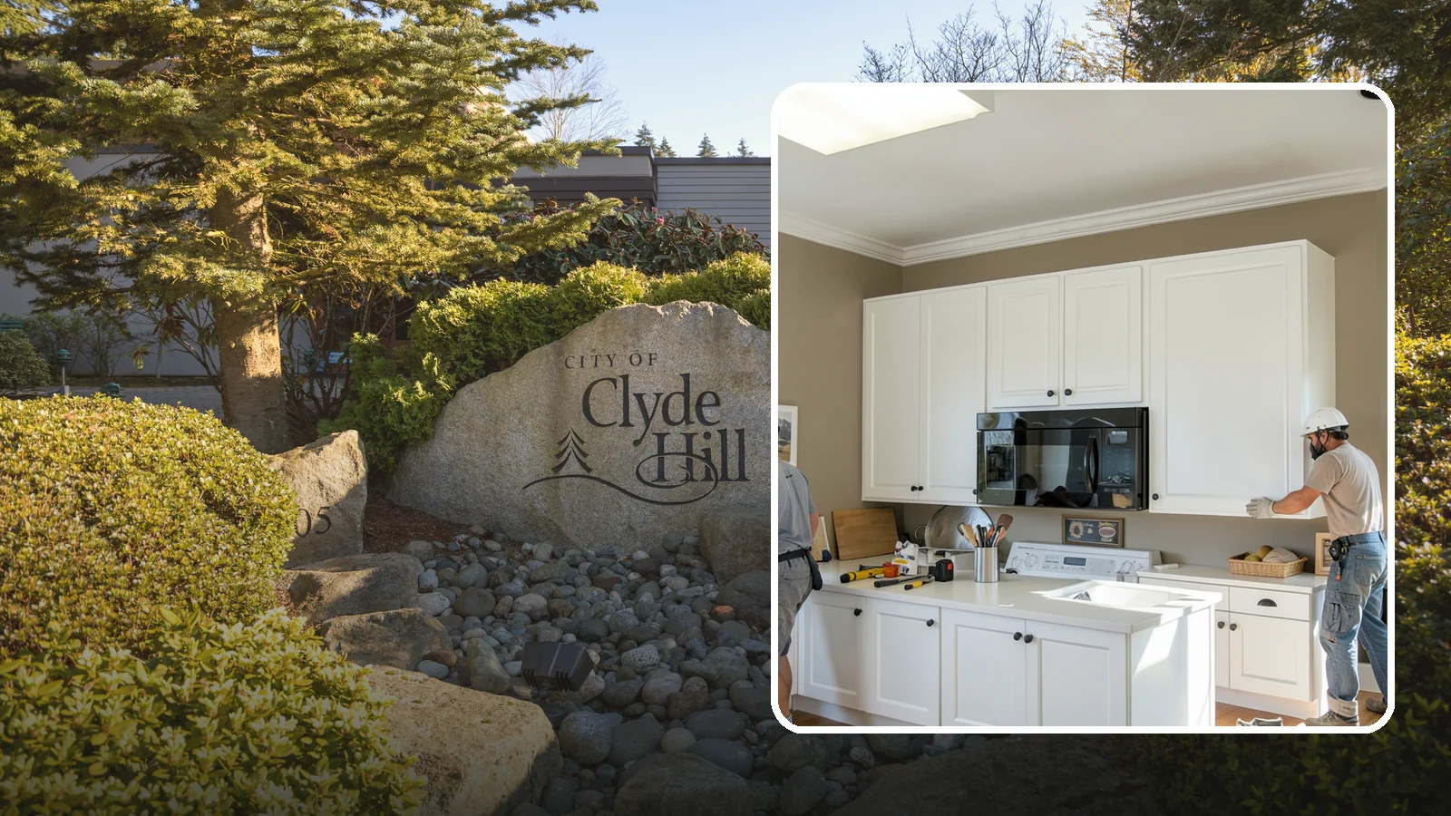 Cabinet Crown Molding in Clyde Hill, King County, WA - Adding crown molding to the tops of your cabinets to bridge the gap to the ceiling with a custom, finished look.