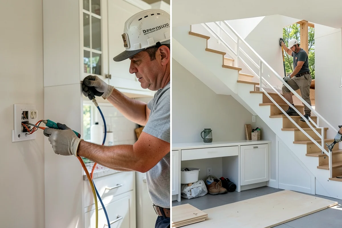 Cabinet Crown Molding in Concrete, Skagit County, WA - Measure cabinet tops and ceiling variations