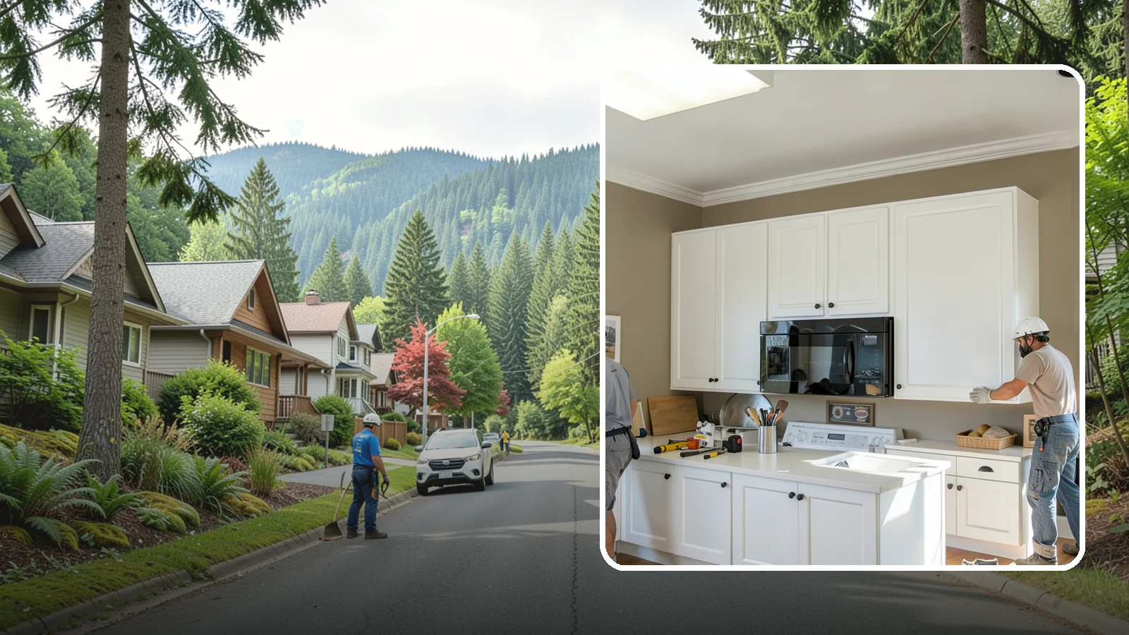 Cabinet Crown Molding in Darrington, Snohomish County, WA - Adding crown molding to the tops of your cabinets to bridge the gap to the ceiling with a custom, finished look.