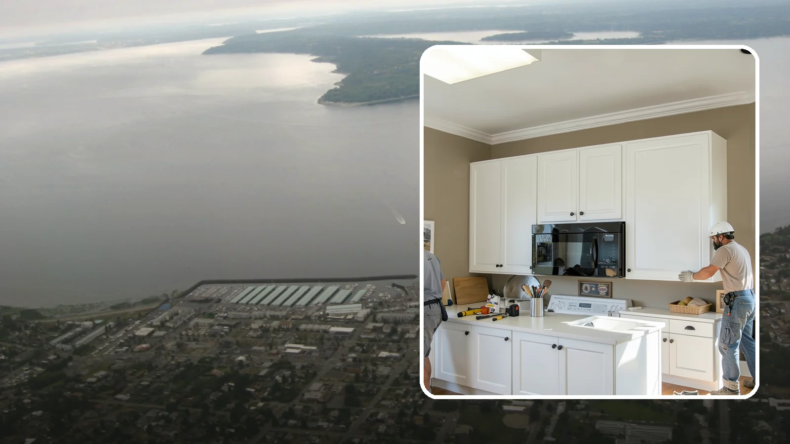 Cabinet Crown Molding in Des Moines, King County, WA - Adding crown molding to the tops of your cabinets to bridge the gap to the ceiling with a custom, finished look.
