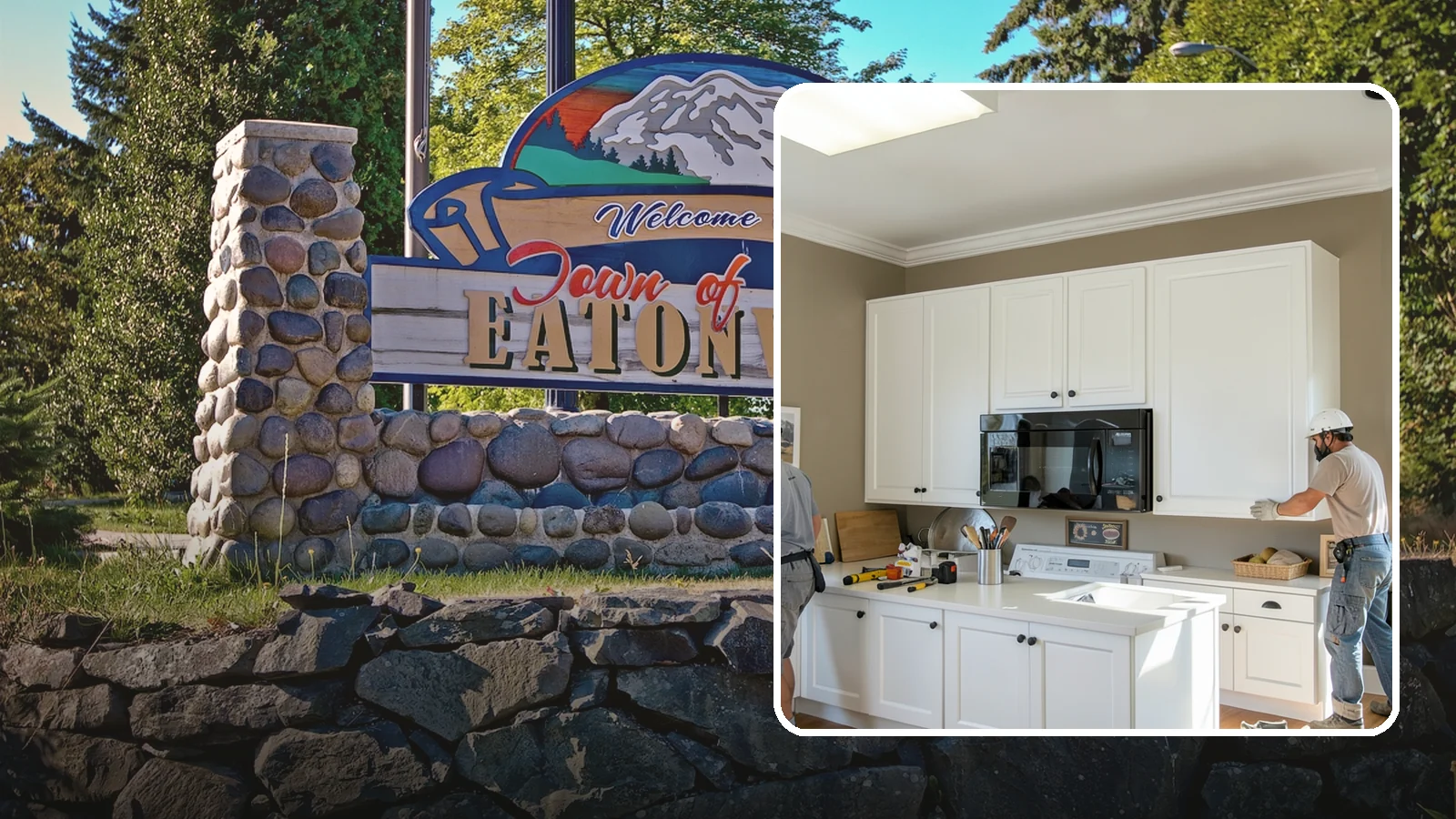 Cabinet Crown Molding in Eatonville, Pierce County, WA - Adding crown molding to the tops of your cabinets to bridge the gap to the ceiling with a custom, finished look.