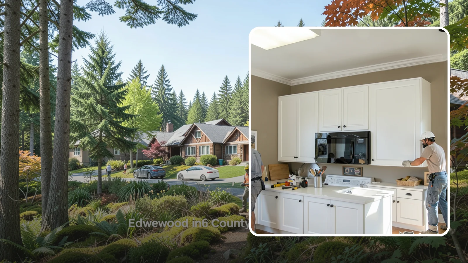 Cabinet Crown Molding in Edgewood, Pierce County, WA - Adding crown molding to the tops of your cabinets to bridge the gap to the ceiling with a custom, finished look.