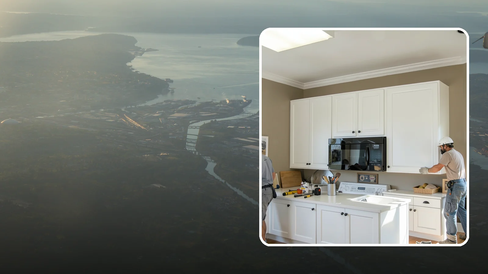 Cabinet Crown Molding in Fife, Pierce County, WA - Adding crown molding to the tops of your cabinets to bridge the gap to the ceiling with a custom, finished look.
