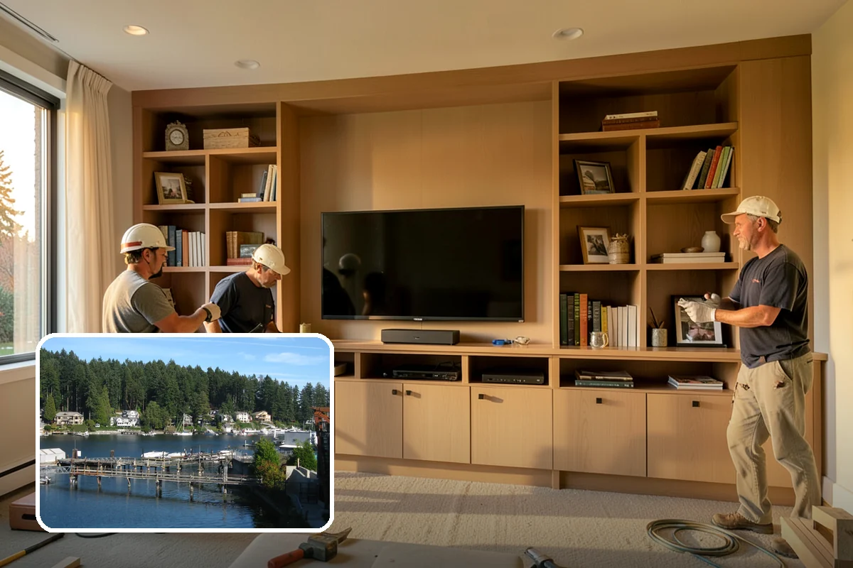 Cabinet Crown Molding in Gig Harbor, Pierce County, WA - Elegant, finished transition to the ceiling