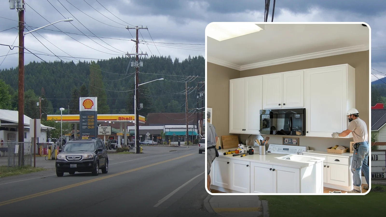 Cabinet Crown Molding in Granite Falls, Snohomish County, WA - Adding crown molding to the tops of your cabinets to bridge the gap to the ceiling with a custom, finished look.