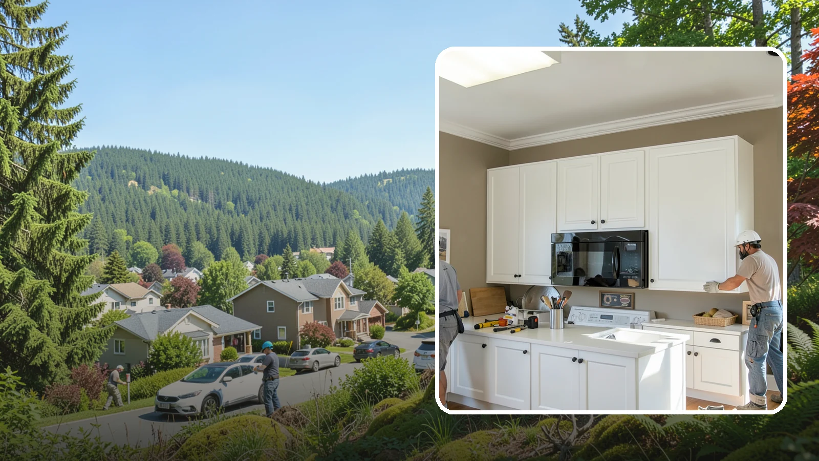 Cabinet Crown Molding in Index, Snohomish County, WA - Adding crown molding to the tops of your cabinets to bridge the gap to the ceiling with a custom, finished look.