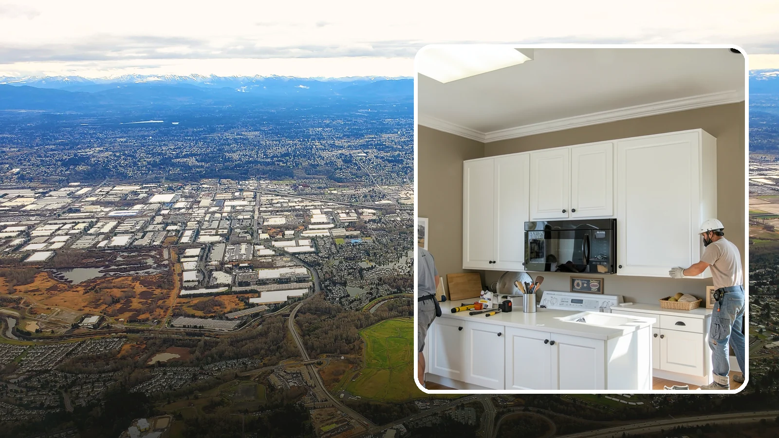 Cabinet Crown Molding in Kent, King County, WA - Adding crown molding to the tops of your cabinets to bridge the gap to the ceiling with a custom, finished look.