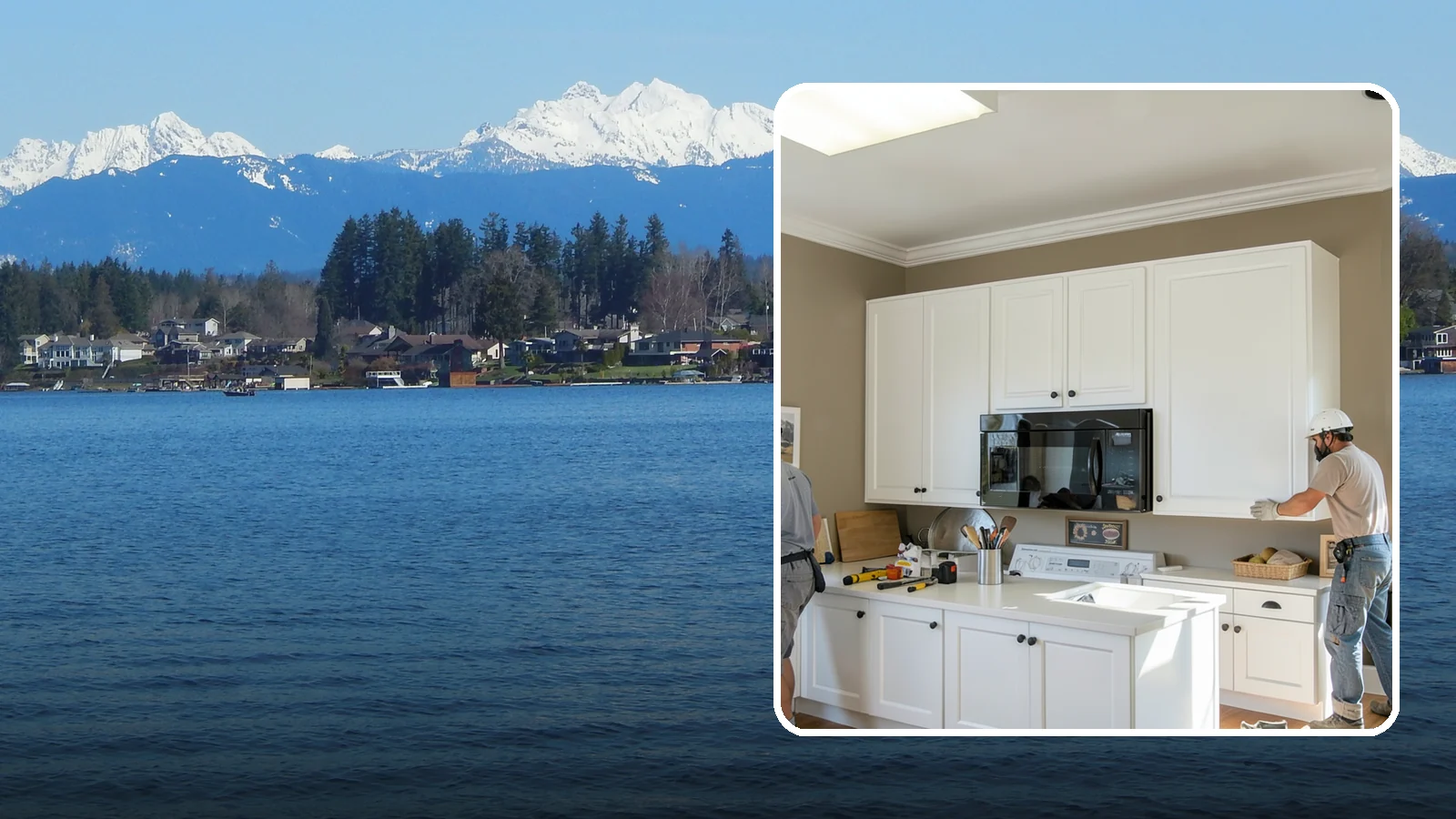 Cabinet Crown Molding in Lake Stevens, Snohomish County, WA - Adding crown molding to the tops of your cabinets to bridge the gap to the ceiling with a custom, finished look.